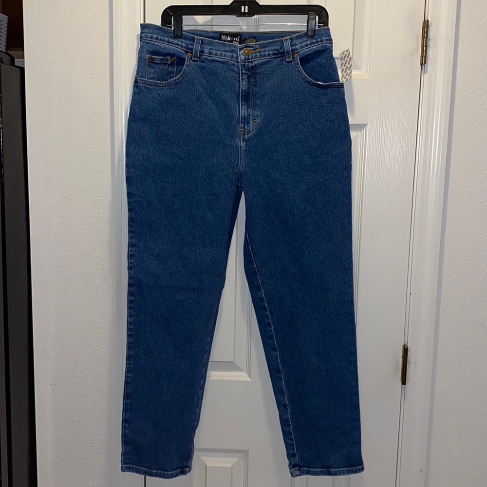 New Style & Co. classic cut straight leg jeans size 16P Petite